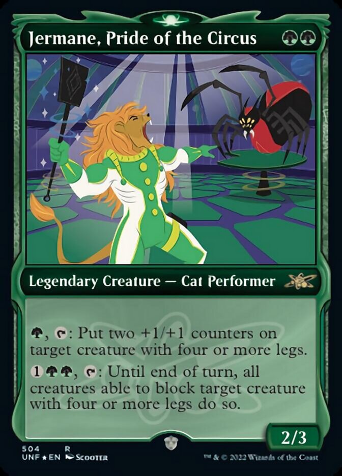 Jermane, Pride of the Circus (Showcase) (Galaxy Foil) [Unfinity] | L.A. Mood Comics and Games