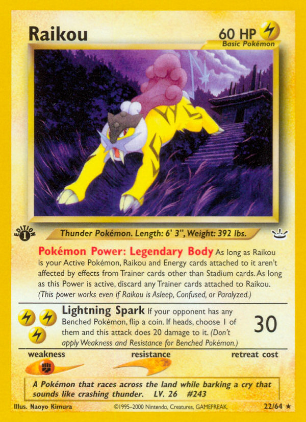 Raikou (22/64) [Neo Revelation 1st Edition] | L.A. Mood Comics and Games
