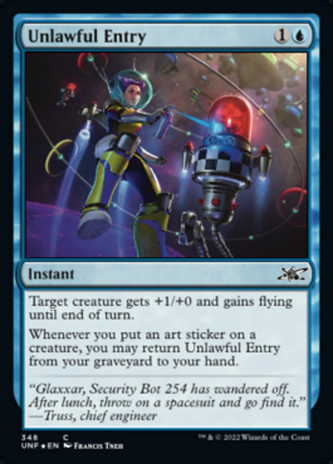 Unlawful Entry (Galaxy Foil) [Unfinity] | L.A. Mood Comics and Games
