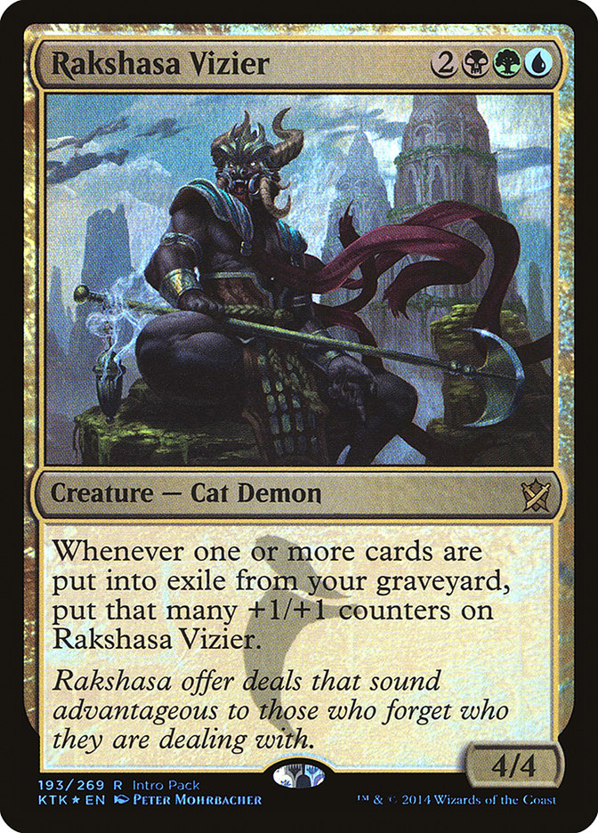 Rakshasa Vizier (Intro Pack) [Khans of Tarkir Promos] | L.A. Mood Comics and Games