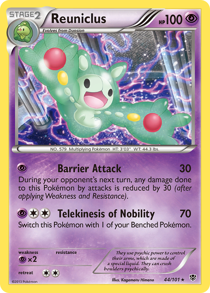 Reuniclus (44/101) [Black & White: Plasma Blast] | L.A. Mood Comics and Games