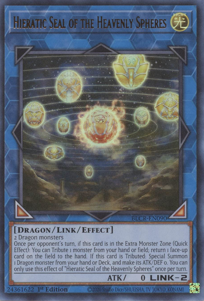 Hieratic Seal of the Heavenly Spheres [BLCR-EN090] Ultra Rare | L.A. Mood Comics and Games