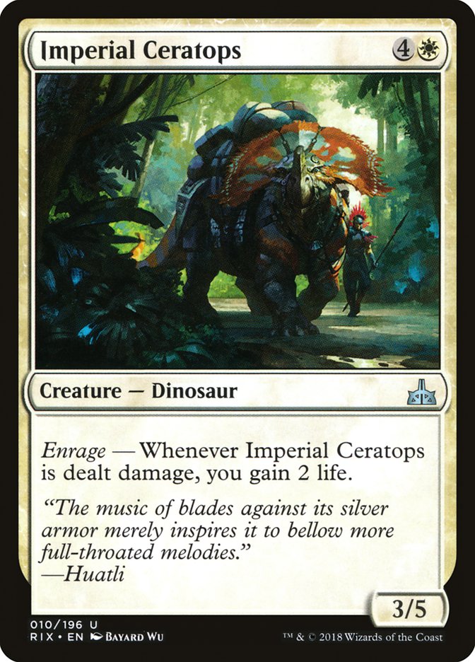 Imperial Ceratops [Rivals of Ixalan] | L.A. Mood Comics and Games