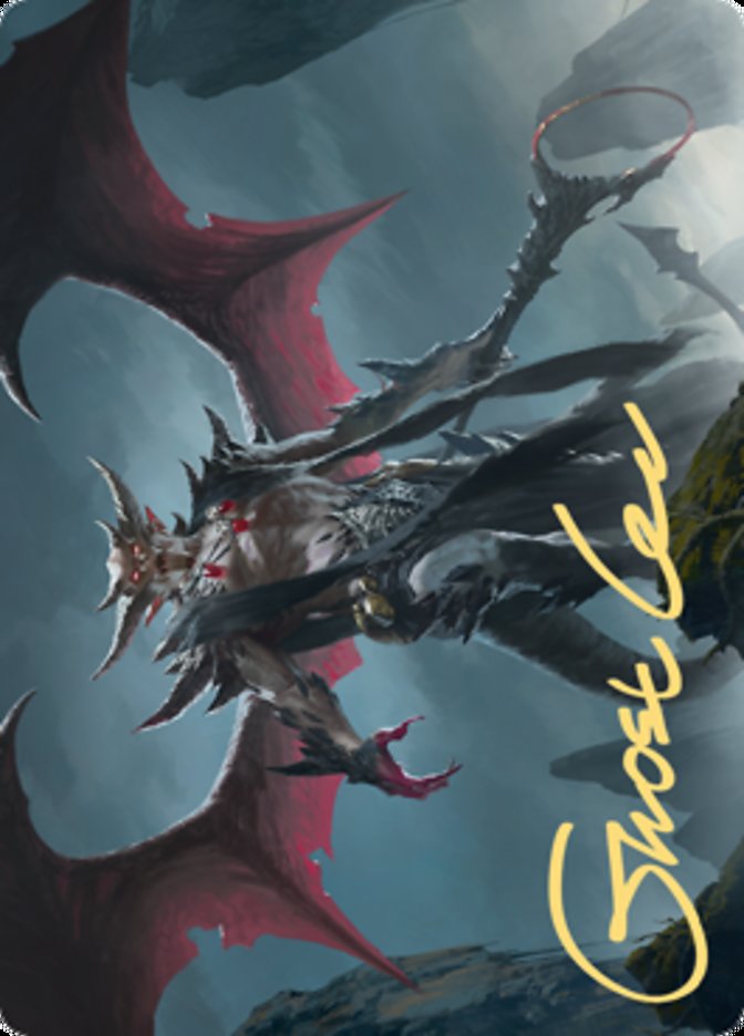 Taborax, Hope's Demise Art Card (Gold-Stamped Signature) [Zendikar Rising Art Series] | L.A. Mood Comics and Games
