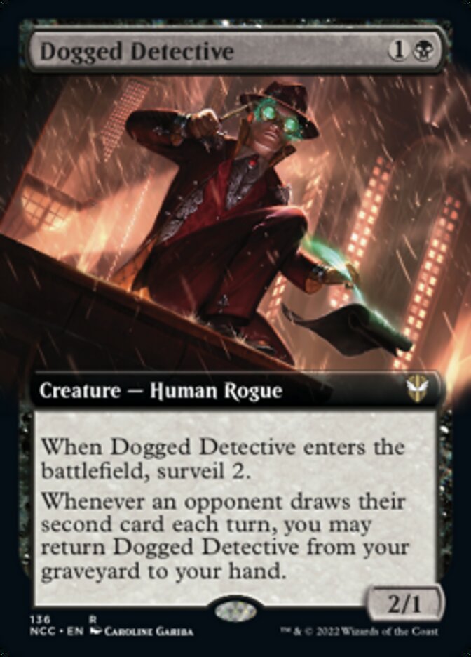 Dogged Detective (Extended Art) [Streets of New Capenna Commander] | L.A. Mood Comics and Games