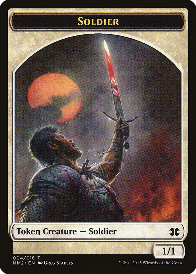 Soldier Token [Modern Masters 2015 Tokens] | L.A. Mood Comics and Games