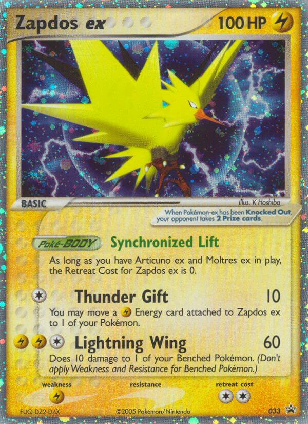 Zapdos ex (033) [Nintendo: Black Star Promos] | L.A. Mood Comics and Games