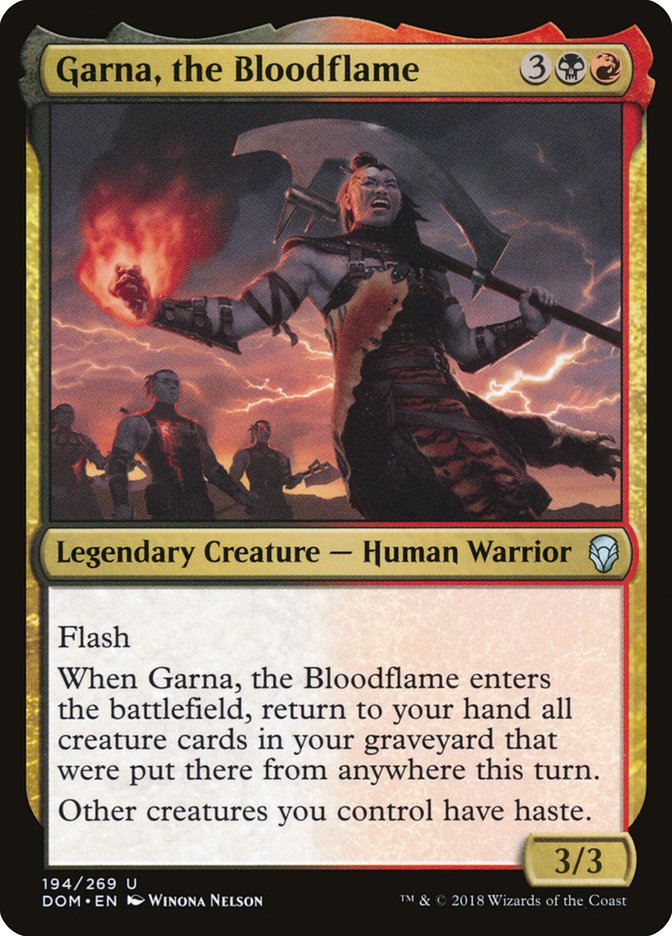 Garna, the Bloodflame [Dominaria] | L.A. Mood Comics and Games