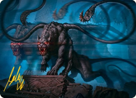 Displacer Beast Art Card (Gold-Stamped Signature) [Dungeons & Dragons: Adventures in the Forgotten Realms Art Series] | L.A. Mood Comics and Games