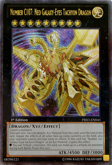 Number C107: Neo Galaxy-Eyes Tachyon Dragon [PRIO-EN041] Super Rare | L.A. Mood Comics and Games