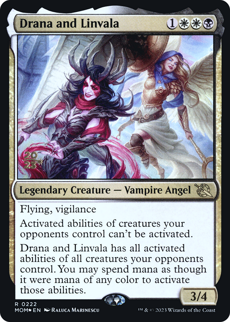 Drana and Linvala [March of the Machine Prerelease Promos] | L.A. Mood Comics and Games