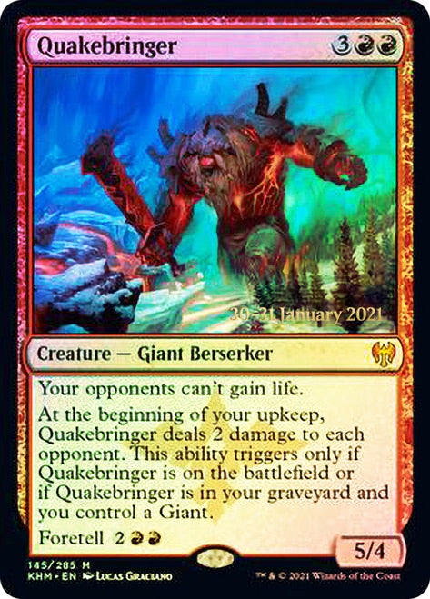 Quakebringer [Kaldheim Prerelease Promos] | L.A. Mood Comics and Games