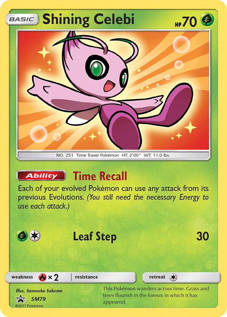 Shining Celebi (SM79) [Sun & Moon: Black Star Promos] | L.A. Mood Comics and Games
