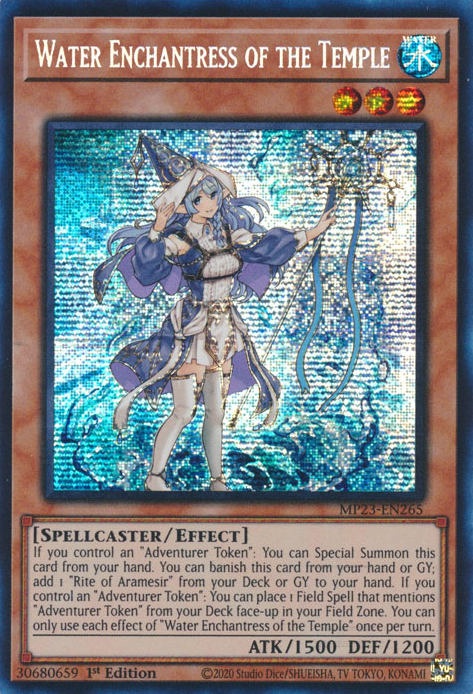 Water Enchantress of the Temple [MP23-EN265] Prismatic Secret Rare | L.A. Mood Comics and Games