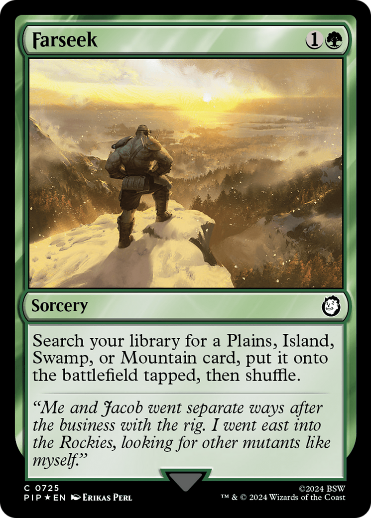 Farseek (Surge Foil) [Fallout] | L.A. Mood Comics and Games