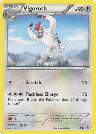 Vigoroth (4/30) [XY: Trainer Kit 1 - Bisharp] | L.A. Mood Comics and Games