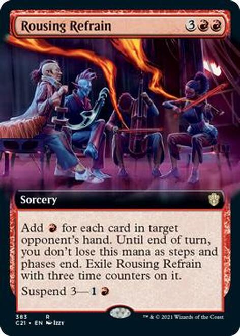 Rousing Refrain (Extended Art) [Commander 2021] | L.A. Mood Comics and Games