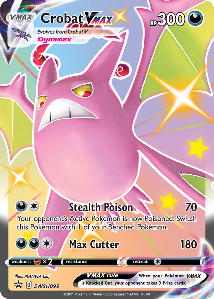 Crobat VMAX (SWSH099) [Sword & Shield: Black Star Promos] | L.A. Mood Comics and Games