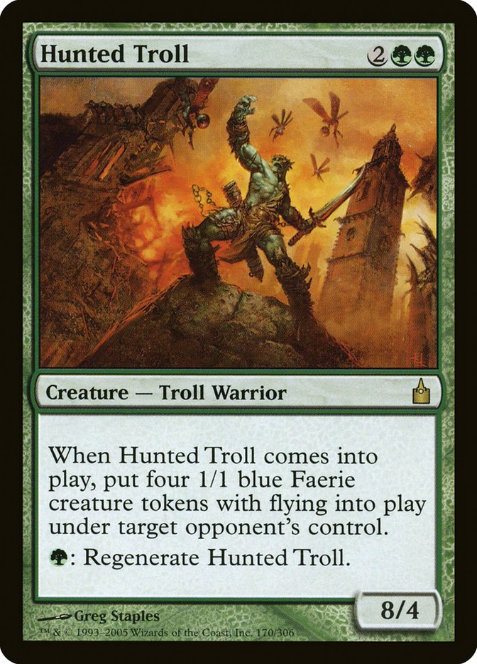 Hunted Troll [Ravnica: City of Guilds] | L.A. Mood Comics and Games