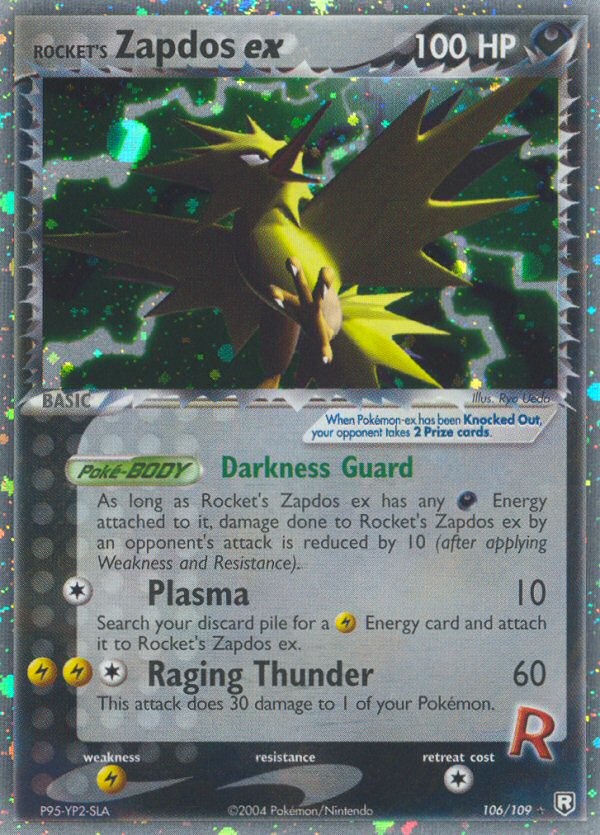 Rocket's Zapdos ex (106/109) [EX: Team Rocket Returns] | L.A. Mood Comics and Games