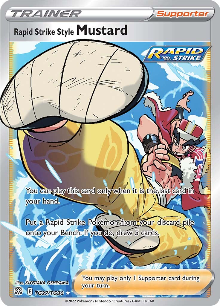 Rapid Strike Style Mustard (TG27/TG30) [Sword & Shield: Brilliant Stars] | L.A. Mood Comics and Games