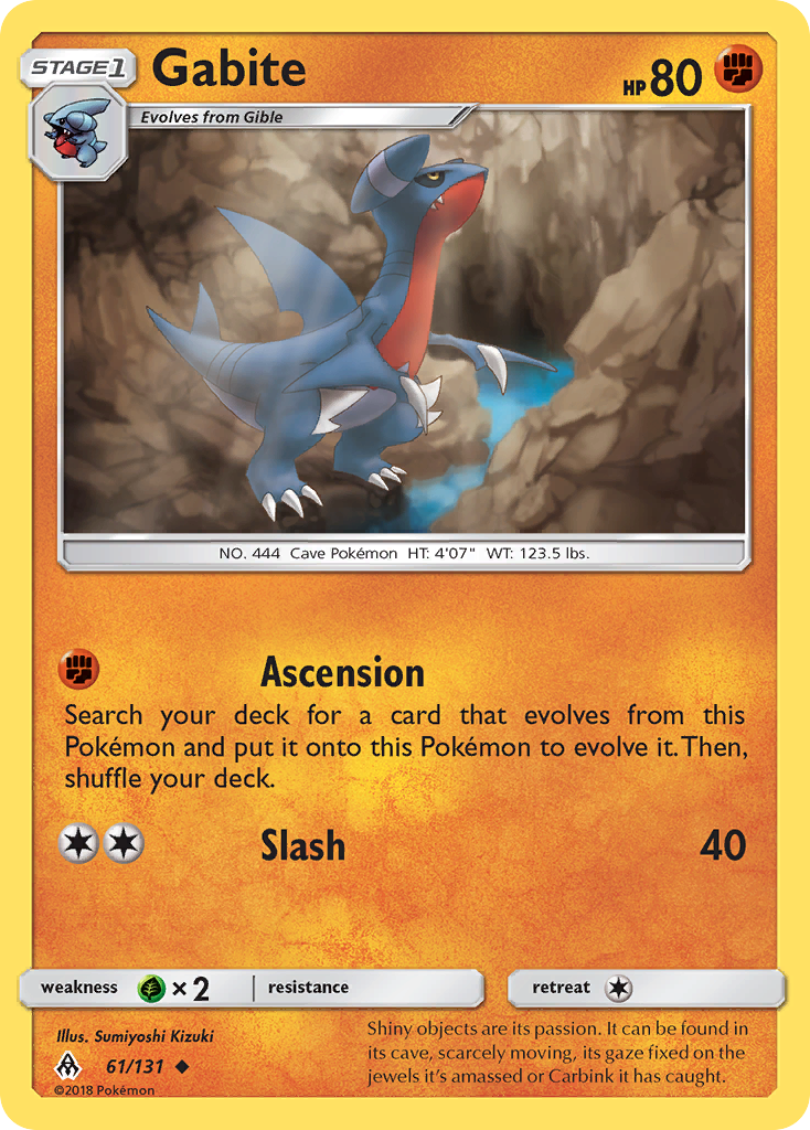 Gabite (61/131) [Sun & Moon: Forbidden Light] | L.A. Mood Comics and Games