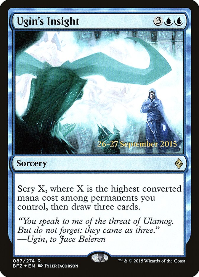 Ugin's Insight [Battle for Zendikar Prerelease Promos] | L.A. Mood Comics and Games
