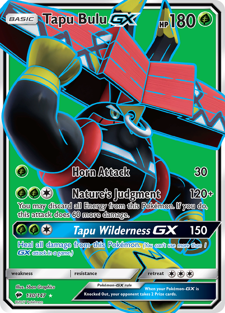 Tapu Bulu GX (130/147) [Sun & Moon: Burning Shadows] | L.A. Mood Comics and Games