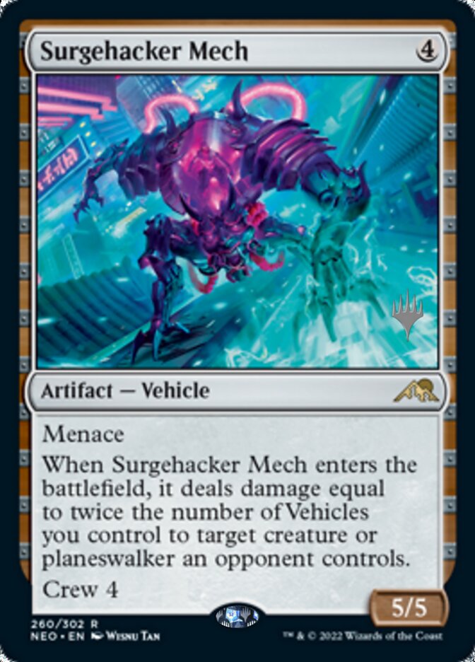 Surgehacker Mech (Promo Pack) [Kamigawa: Neon Dynasty Promos] | L.A. Mood Comics and Games