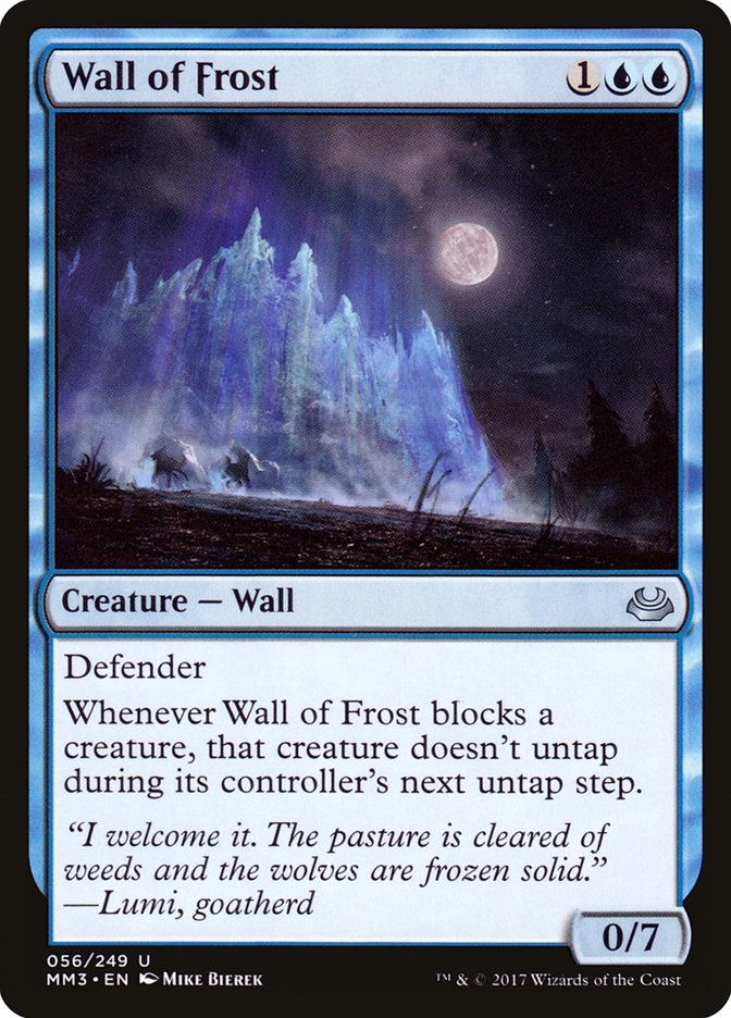 Wall of Frost [Modern Masters 2017] | L.A. Mood Comics and Games