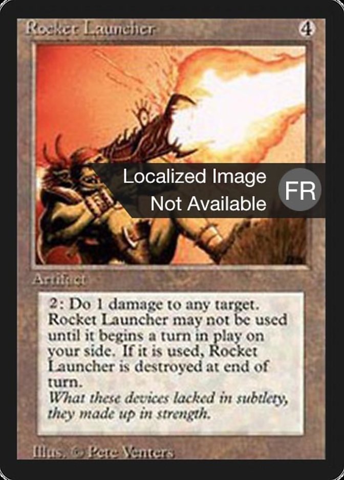 Rocket Launcher [Foreign Black Border] | L.A. Mood Comics and Games