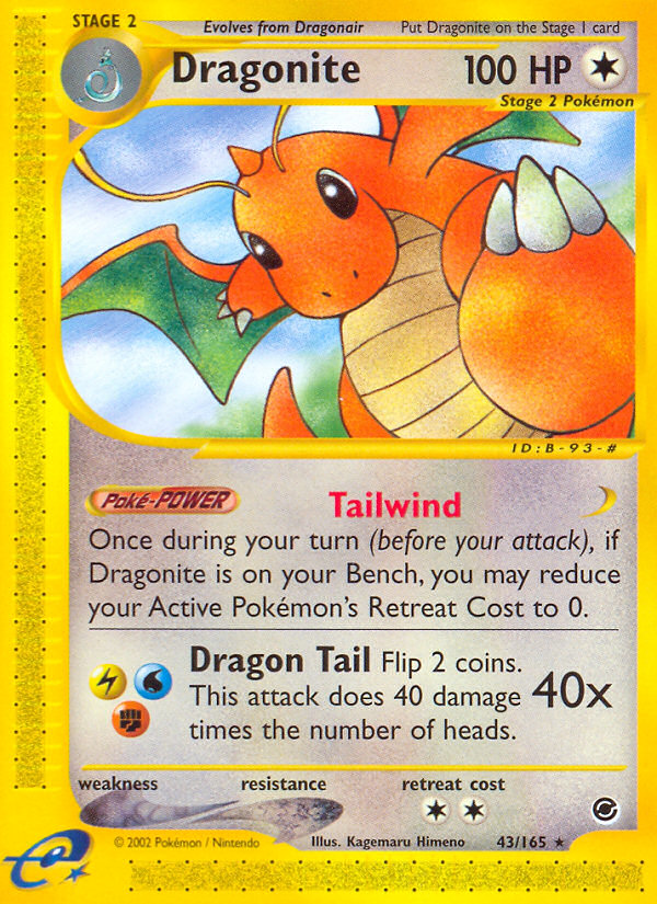 Dragonite (43/165) [Expedition: Base Set] | L.A. Mood Comics and Games