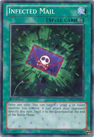 Infected Mail [SP13-EN033] Starfoil Rare | L.A. Mood Comics and Games