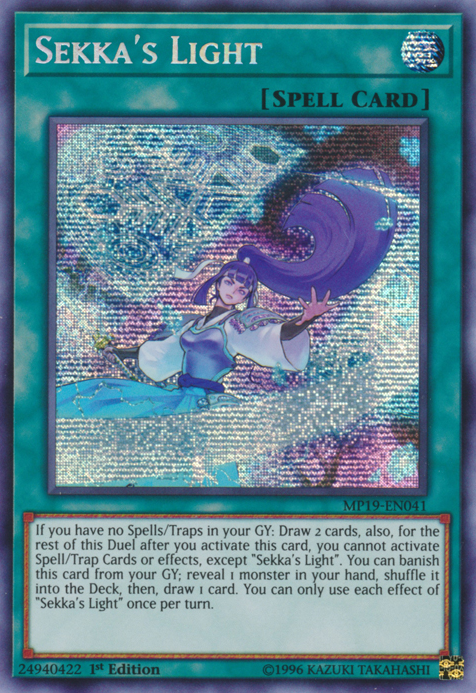 Sekka's Light [MP19-EN041] Prismatic Secret Rare | L.A. Mood Comics and Games