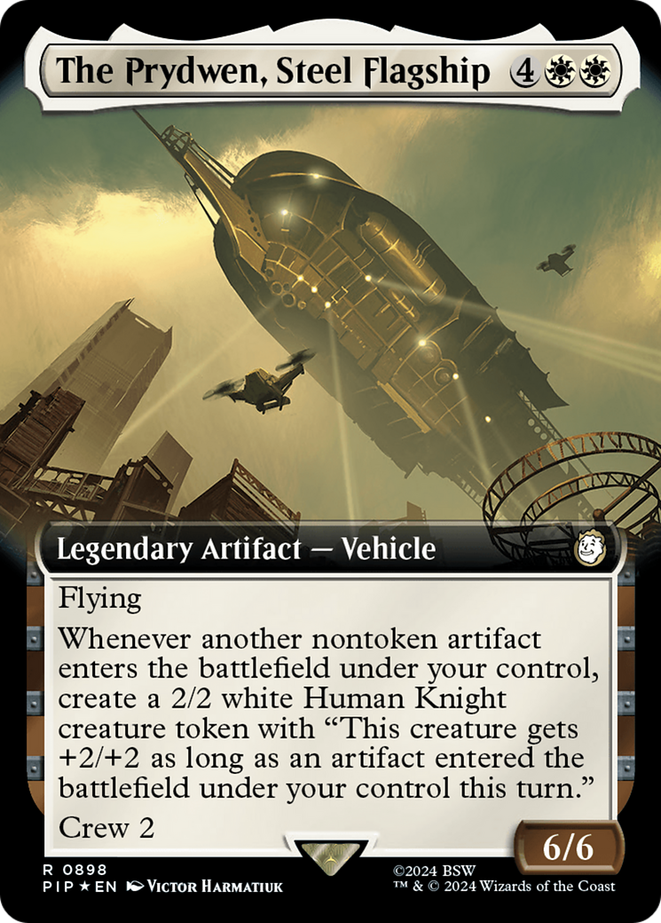 The Prydwen, Steel Flagship (Extended Art) (Surge Foil) [Fallout] | L.A. Mood Comics and Games
