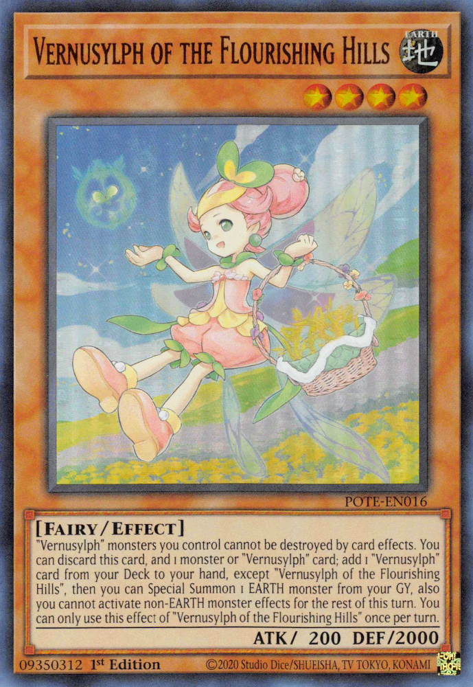 Vernusylph of the Flourishing Hills [POTE-EN016] Ultra Rare | L.A. Mood Comics and Games