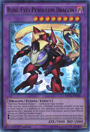 Rune-Eyes Pendulum Dragon [MP15-EN220] Ultra Rare | L.A. Mood Comics and Games