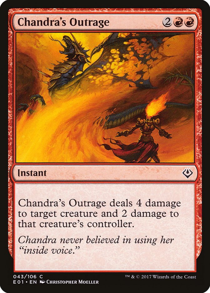 Chandra's Outrage [Archenemy: Nicol Bolas] | L.A. Mood Comics and Games