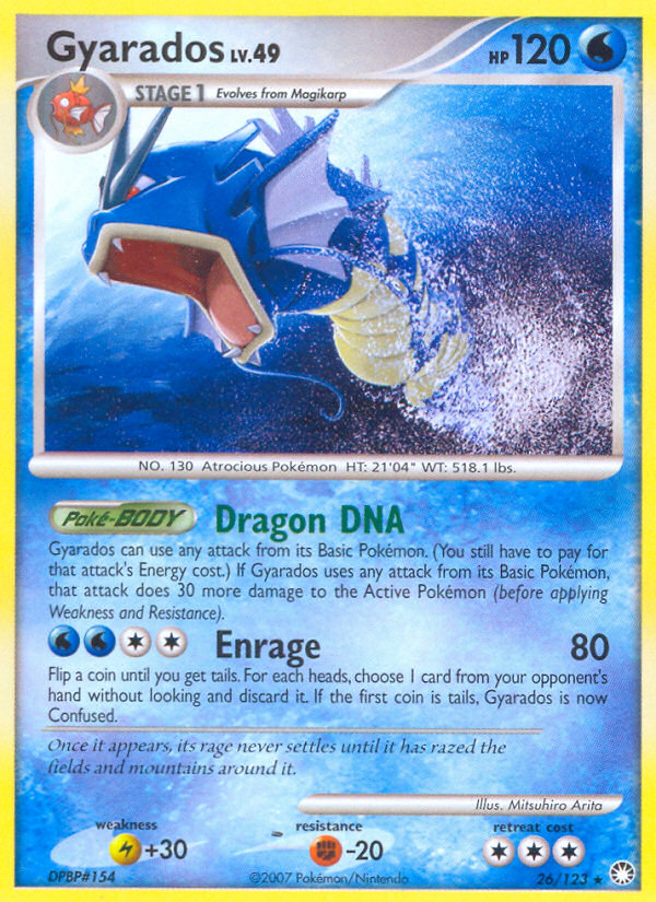 Gyarados (26/123) [Diamond & Pearl: Mysterious Treasures] | L.A. Mood Comics and Games
