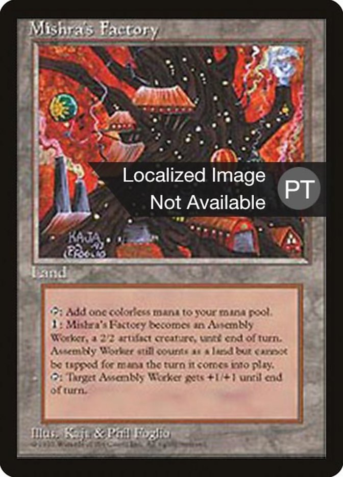Mishra's Factory [Fourth Edition (Foreign Black Border)] | L.A. Mood Comics and Games