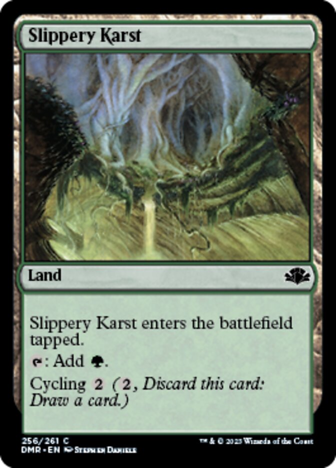 Slippery Karst [Dominaria Remastered] | L.A. Mood Comics and Games