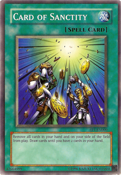 Card of Sanctity (Kids WB Duel of Destiny Promo) [EP1-EN000] Common | L.A. Mood Comics and Games