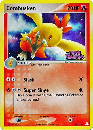 Combusken (39/110) (Stamped) [EX: Holon Phantoms] | L.A. Mood Comics and Games