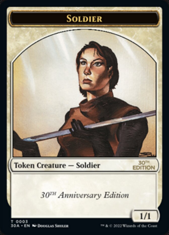 Soldier Token [30th Anniversary Tokens] | L.A. Mood Comics and Games