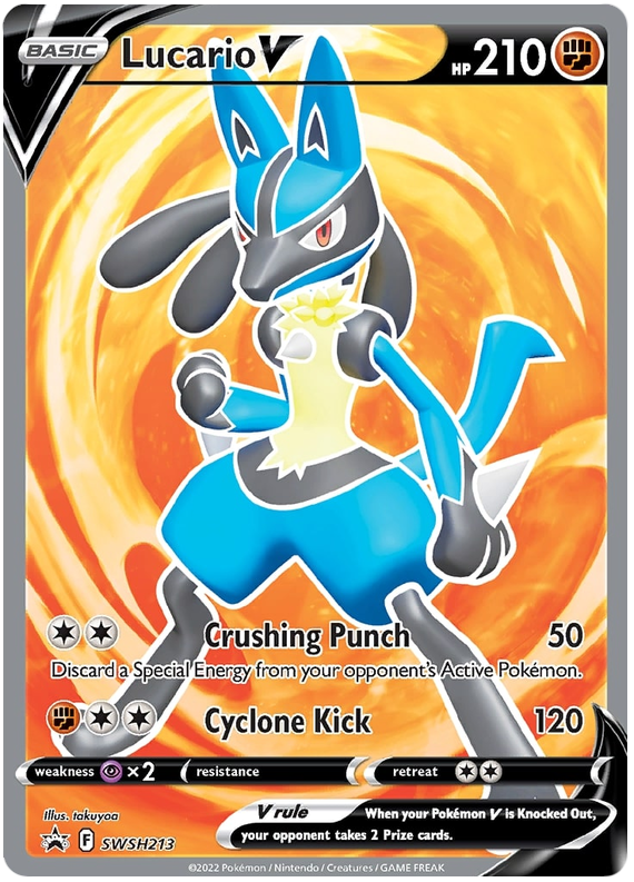 Lucario V (SWSH213) [Sword & Shield: Black Star Promos] | L.A. Mood Comics and Games