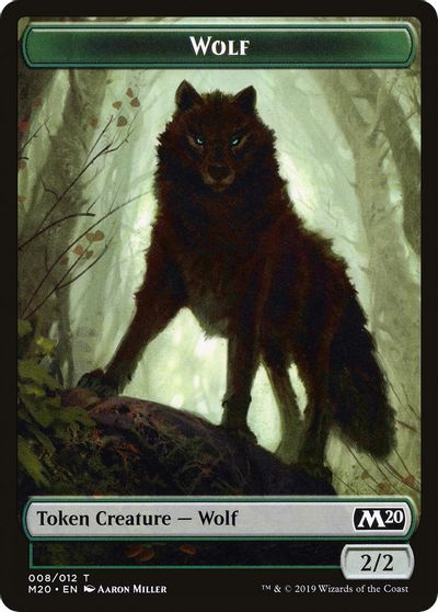 Wolf Double-Sided Token [Challenger Decks 2020 Tokens] | L.A. Mood Comics and Games
