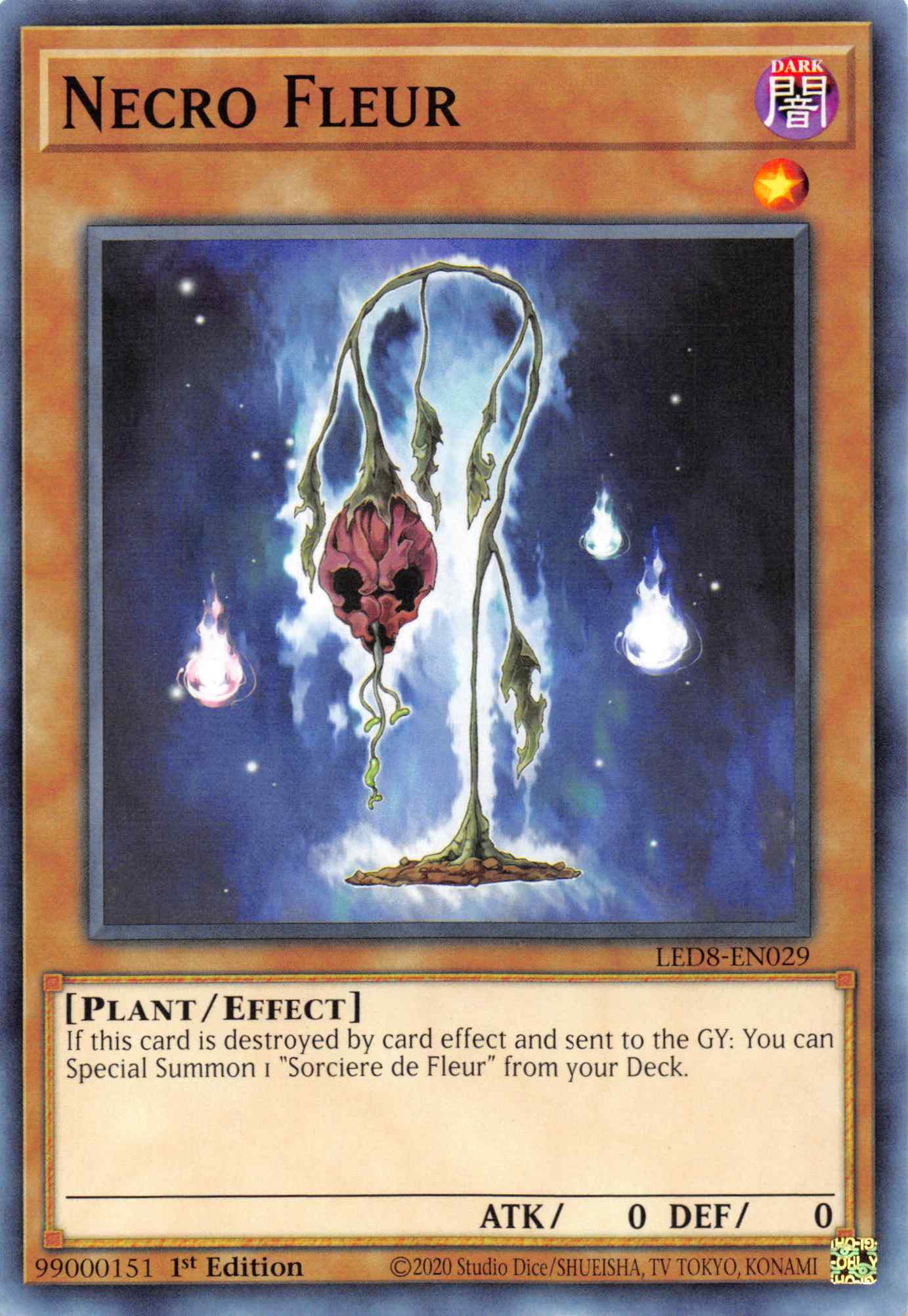 Necro Fleur [LED8-EN029] Common | L.A. Mood Comics and Games