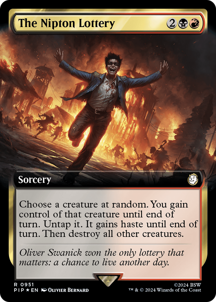 The Nipton Lottery (Extended Art) (Surge Foil) [Fallout] | L.A. Mood Comics and Games