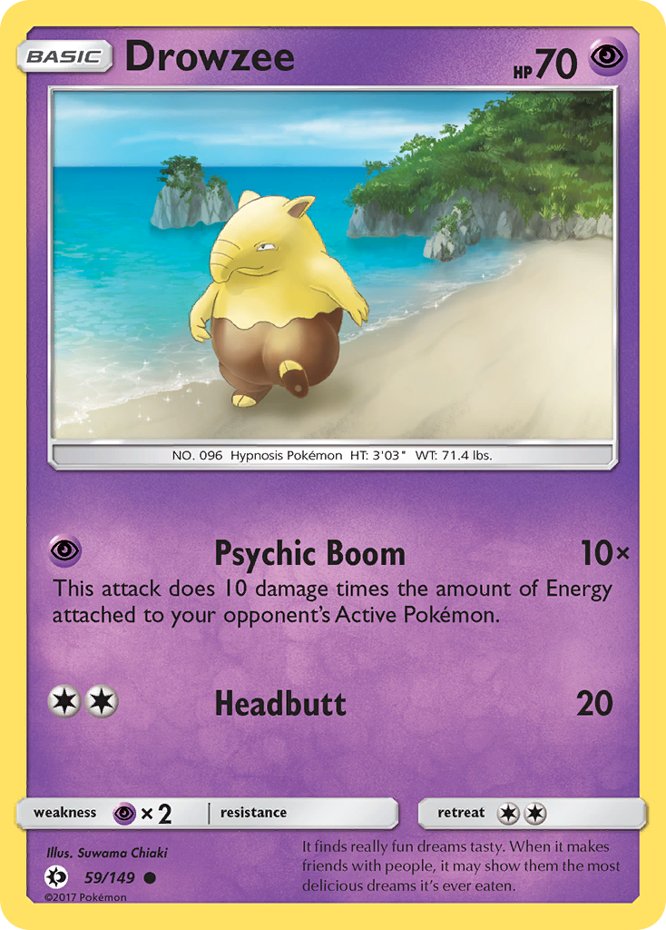 Drowzee (59/149) [Sun & Moon: Base Set] | L.A. Mood Comics and Games