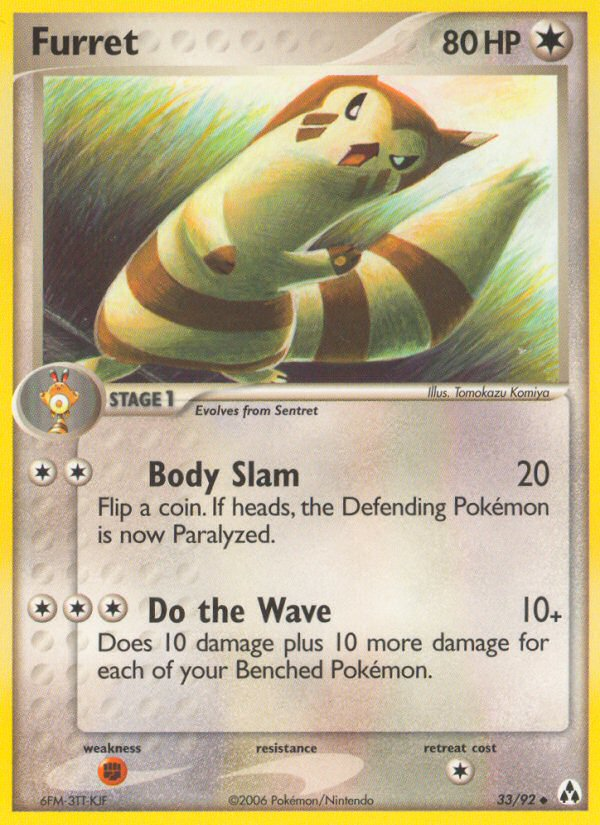 Furret (33/92) [EX: Legend Maker] | L.A. Mood Comics and Games